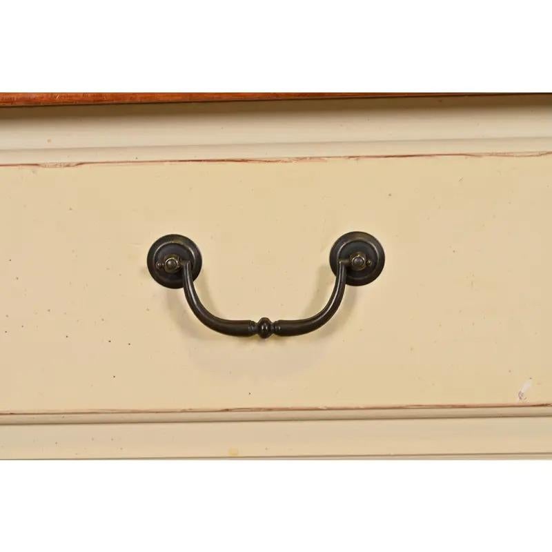 American Colonial Maple Sideboard Buffet Server or Console Table For Sale 5