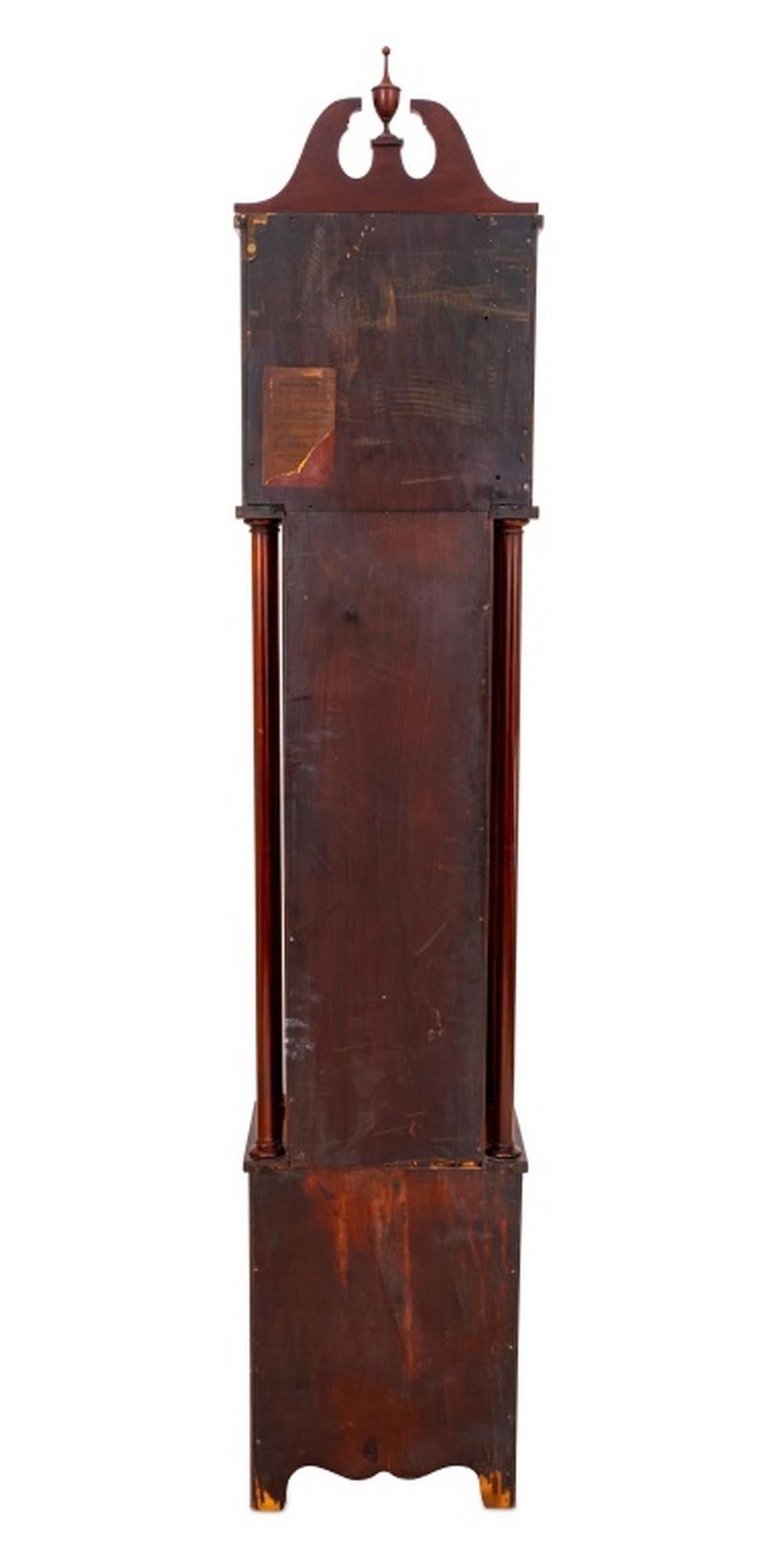 American Colonial Mfg Co. Mahogany Tall Case Clock 1