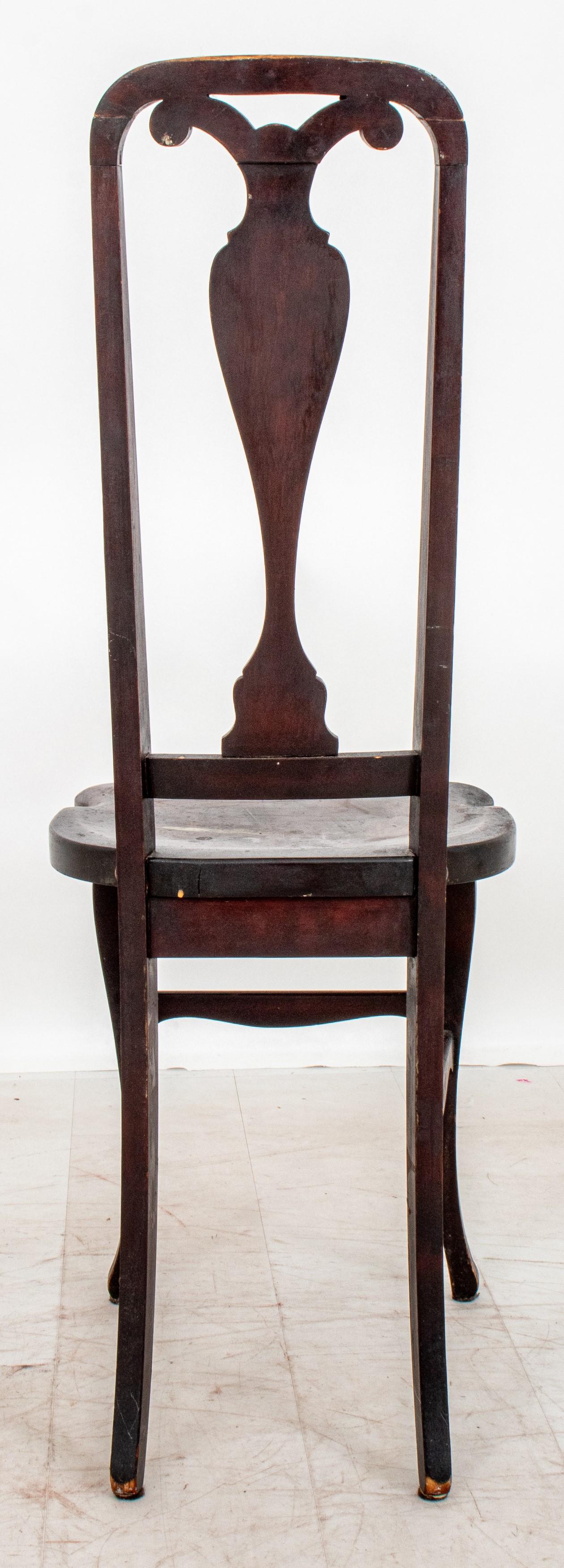 20th Century American Colonial Revival Hall Chair, ca. 1900 For Sale