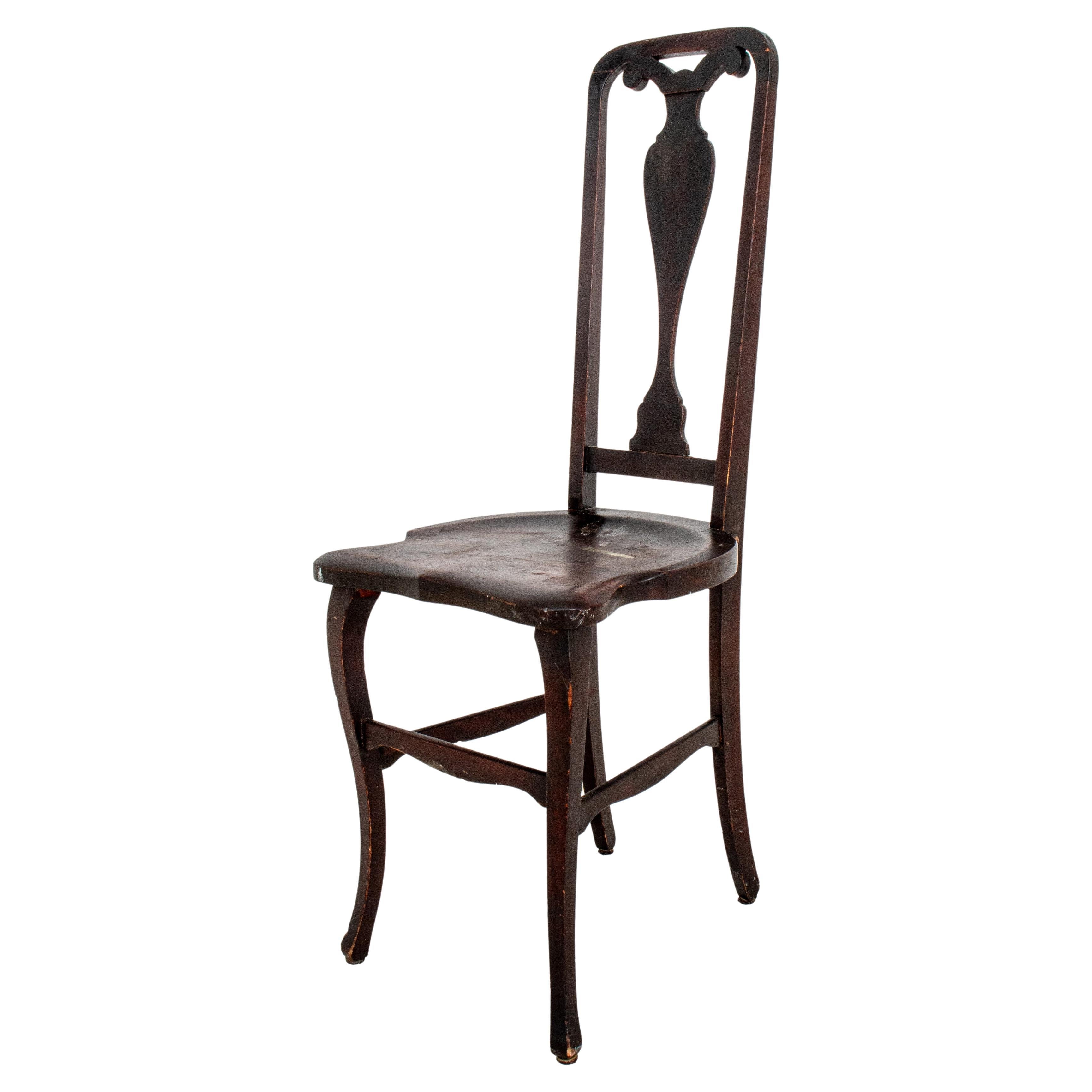 American Colonial Revival Hall Chair, ca. 1900 For Sale