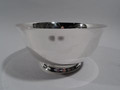 American Colonial Revival Sterling Silver Revere Bowl