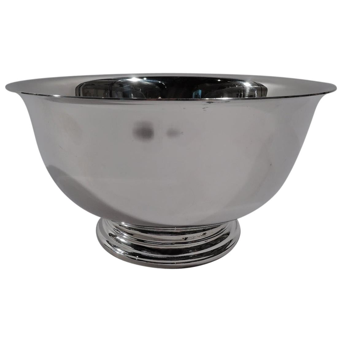 American Colonial Revival Sterling Silver Revere Bowl