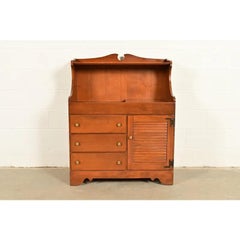 American Colonial Solid Maple Dry Sink