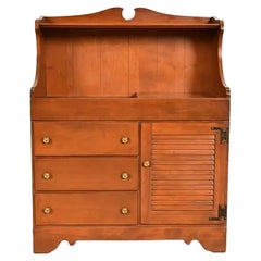 American Colonial Solid Maple Dry Sink