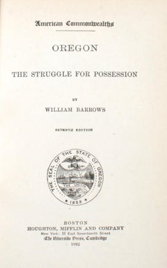 American Commonwealths, Oregon