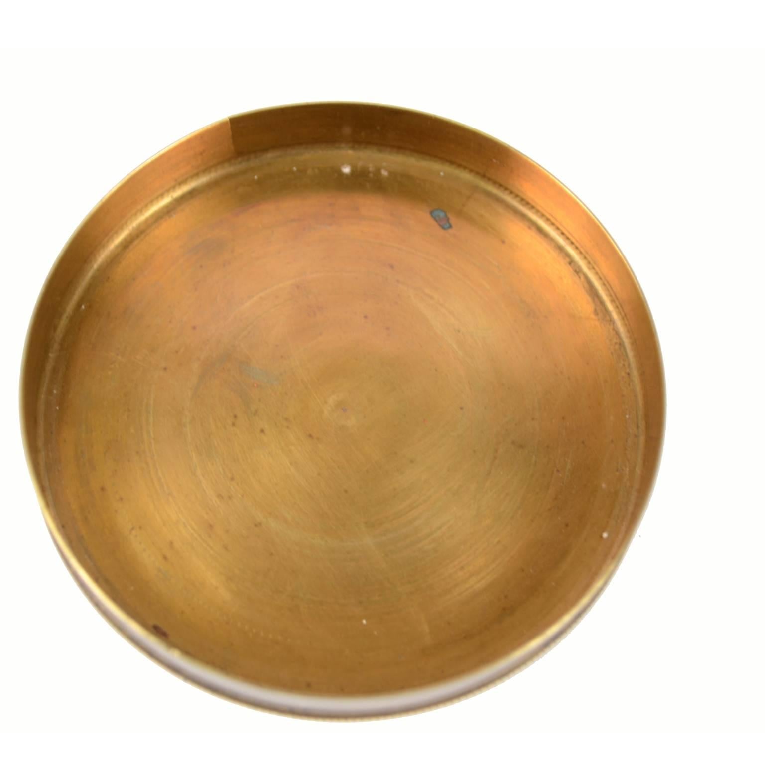 American Compass Placed in Its Original Box of Turned Brass 8