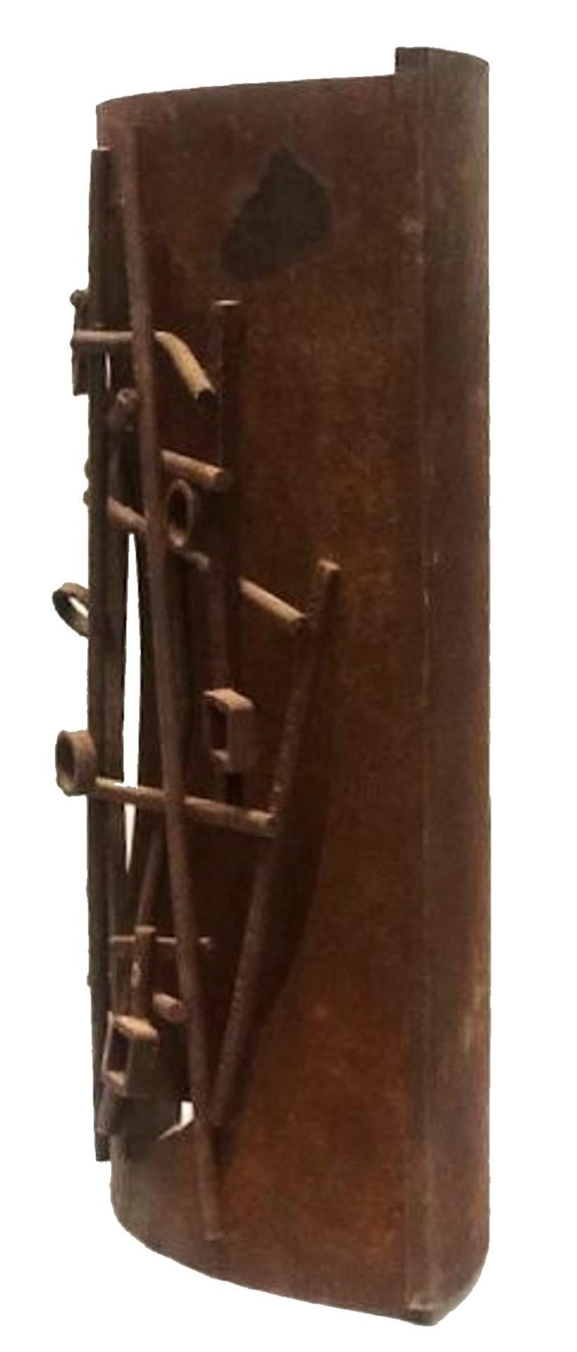 American Contemporary Abstract Brutalism, Sculpture in Iron, ca. 1960s In Good Condition For Sale In New York, NY