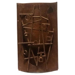 Brutalismo Abstracto Contemporáneo Americano, Escultura en Hierro, ca. 1960s