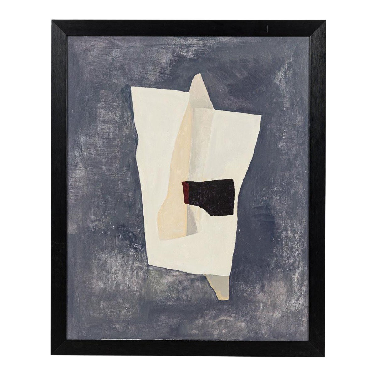 American Contemporary Abstract Collage Style Painting For Sale