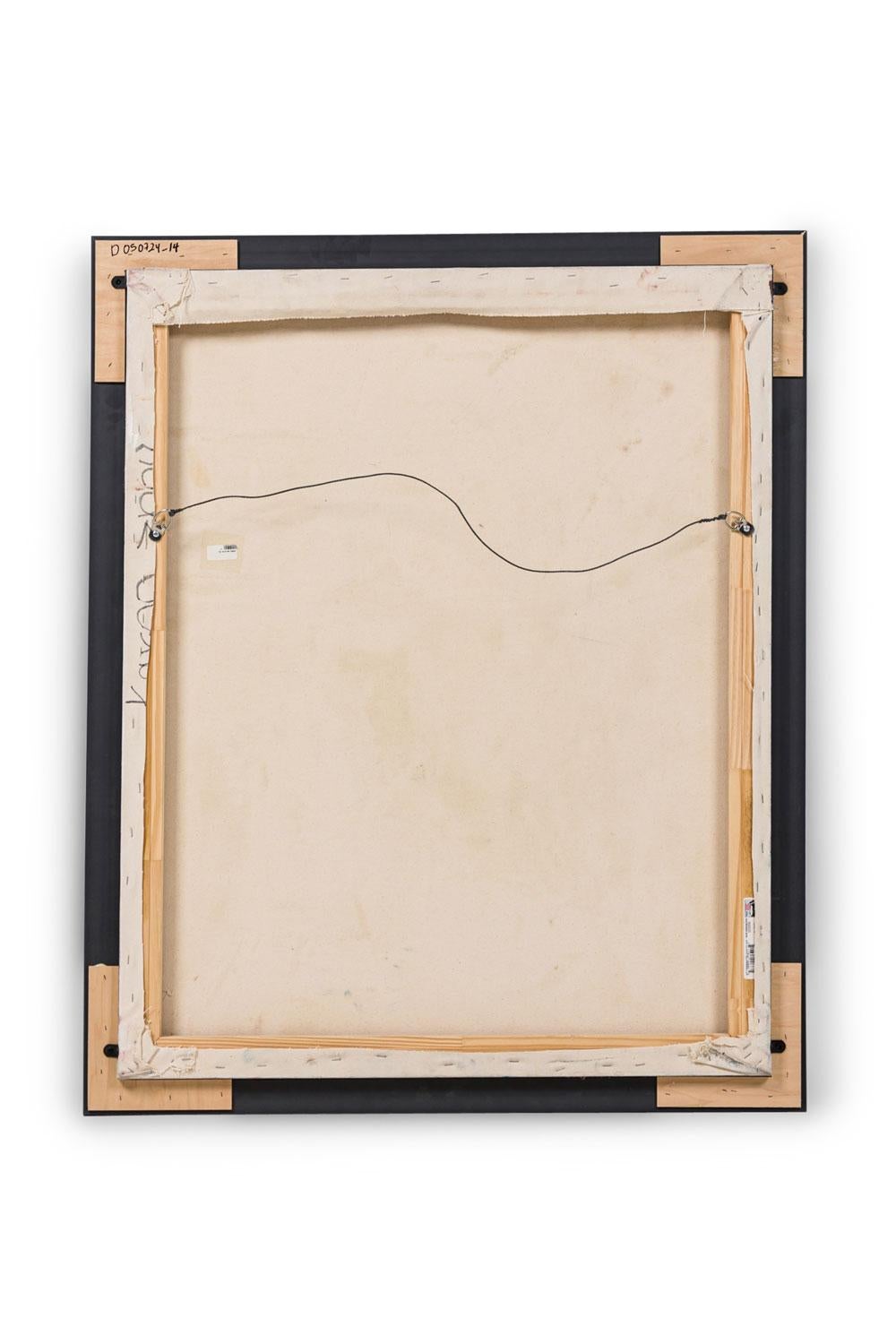 American Contemporary Abstract Expressionist Red and Black Painting (20. Jahrhundert) im Angebot