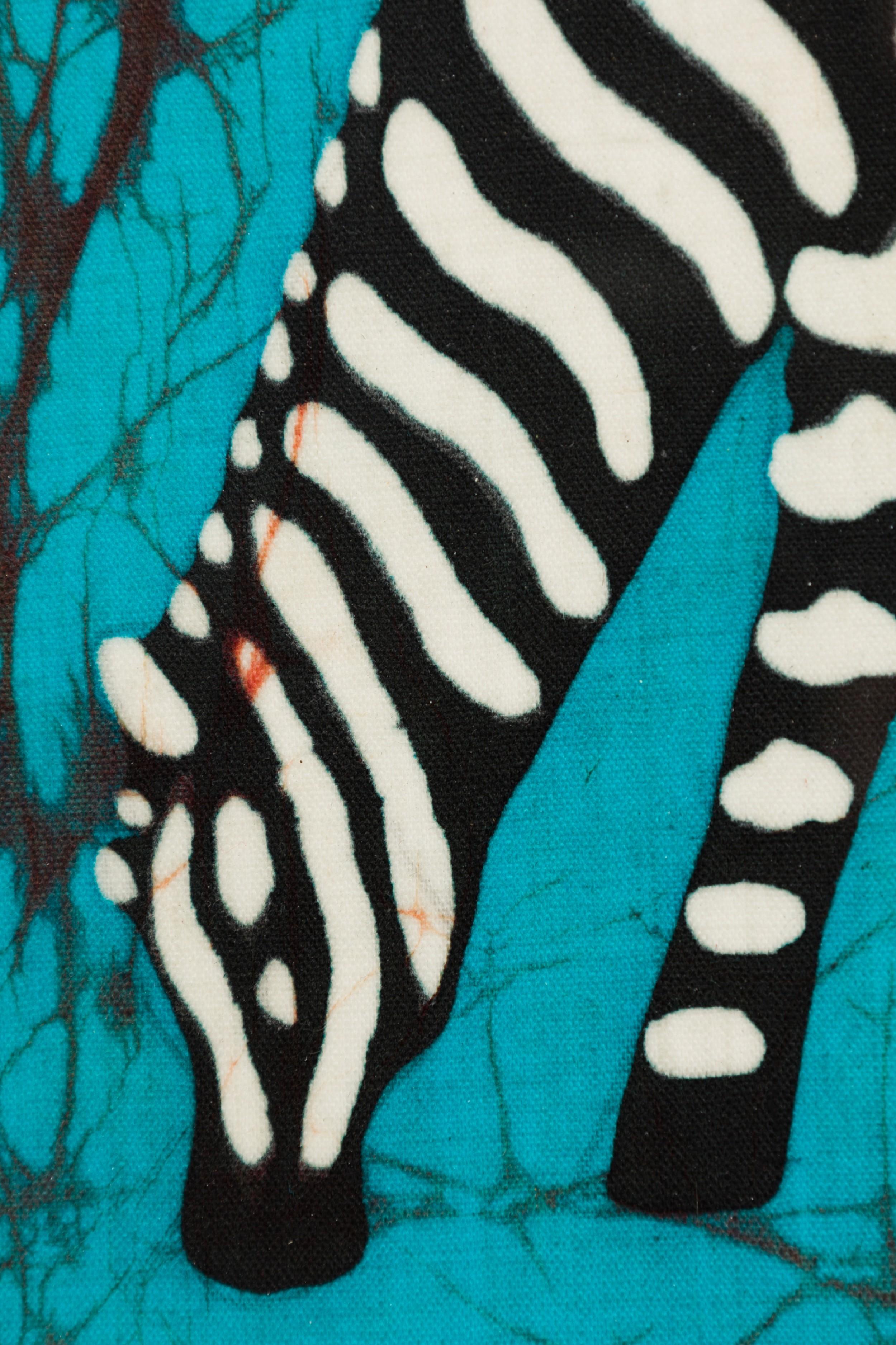 Pintura abstracta contemporánea americana de una cebra siglo XX en venta