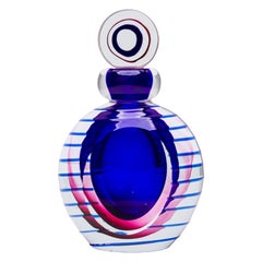 American Contemporary Colored Crystal Perfume Bottle