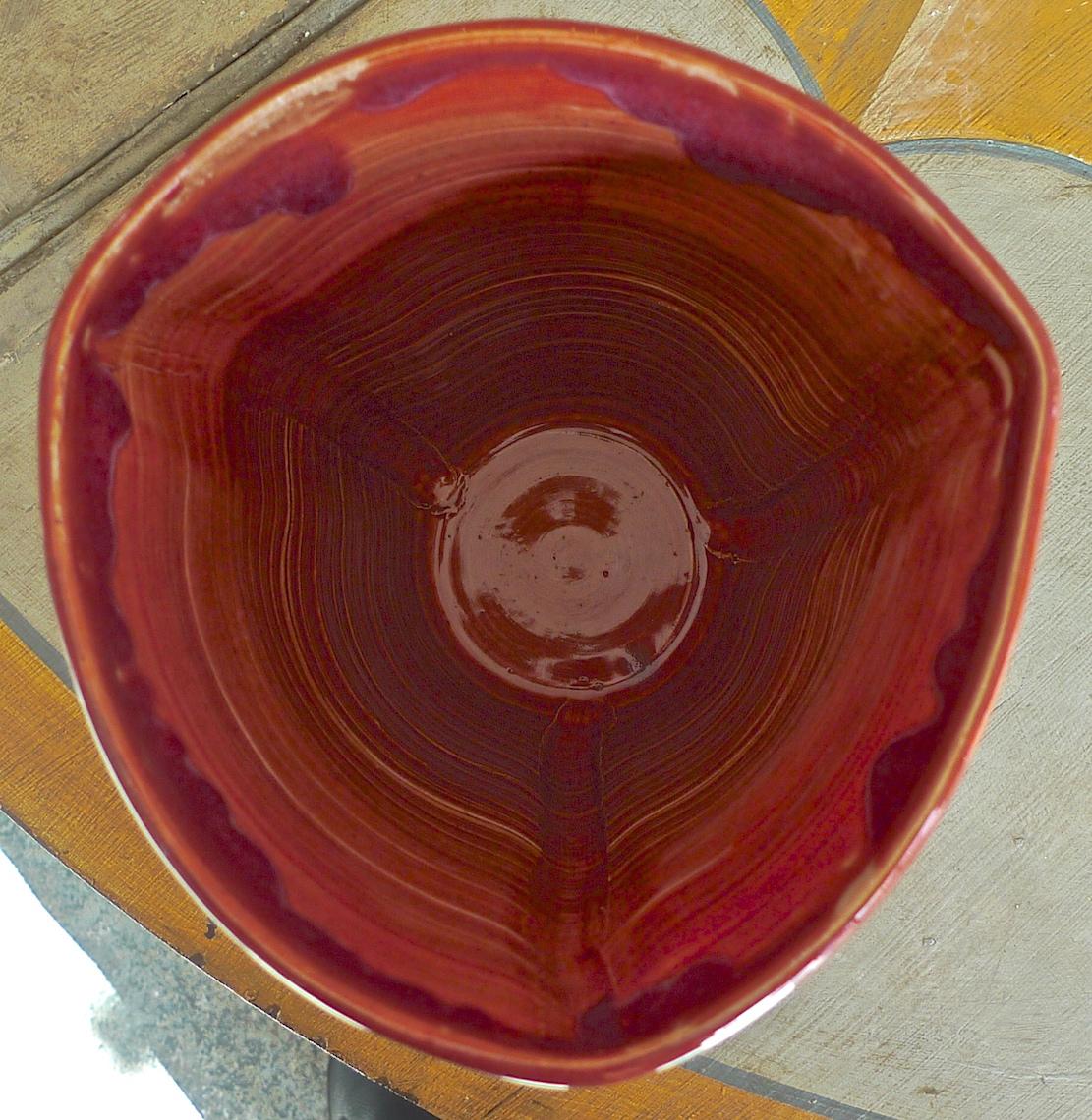 American Contemporary Glazed Ceramic 4 Pots and 1 Bowl 5