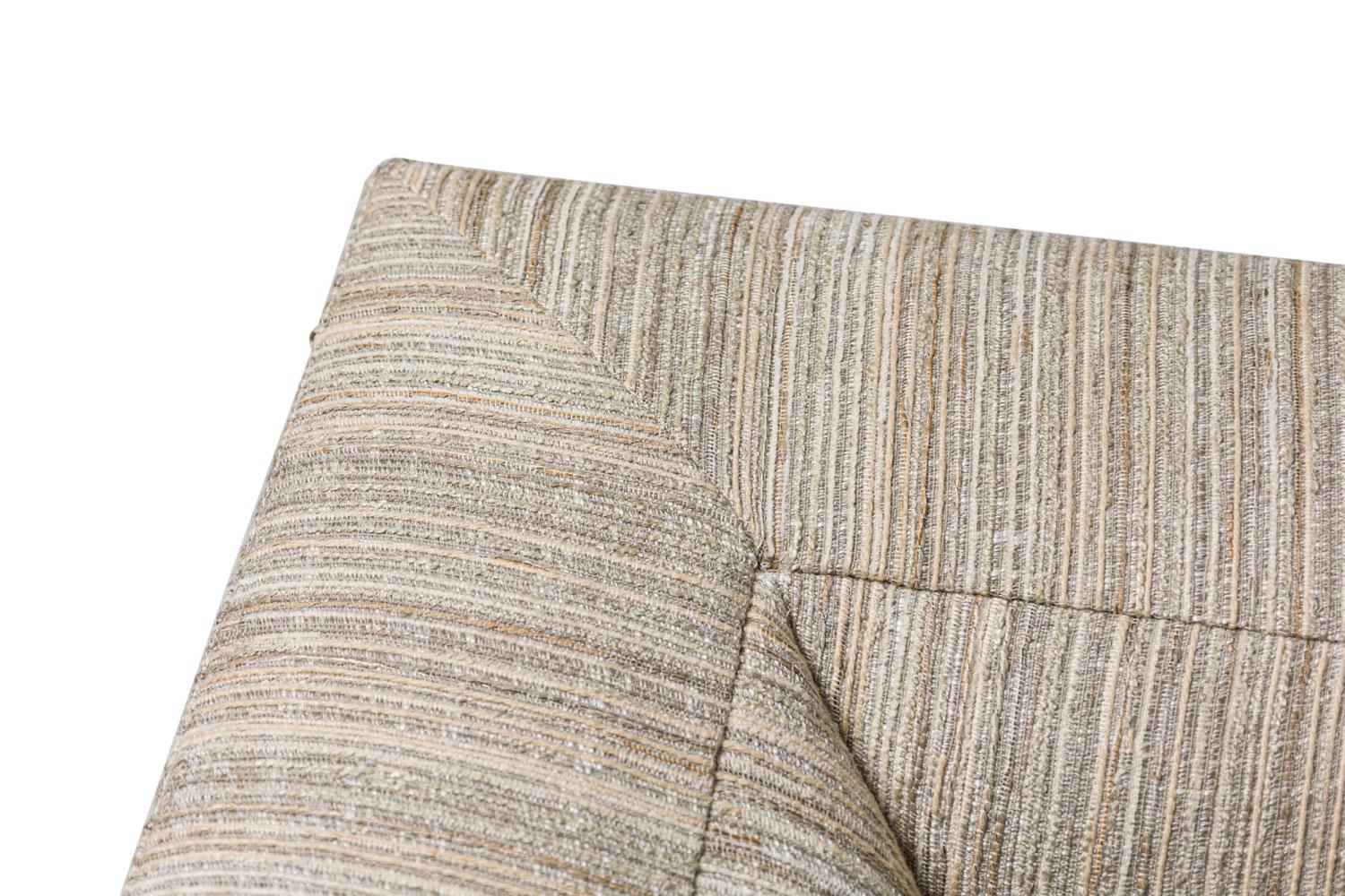 American Contemporary L shaped Channel 2 Piece Sectional en vente 3