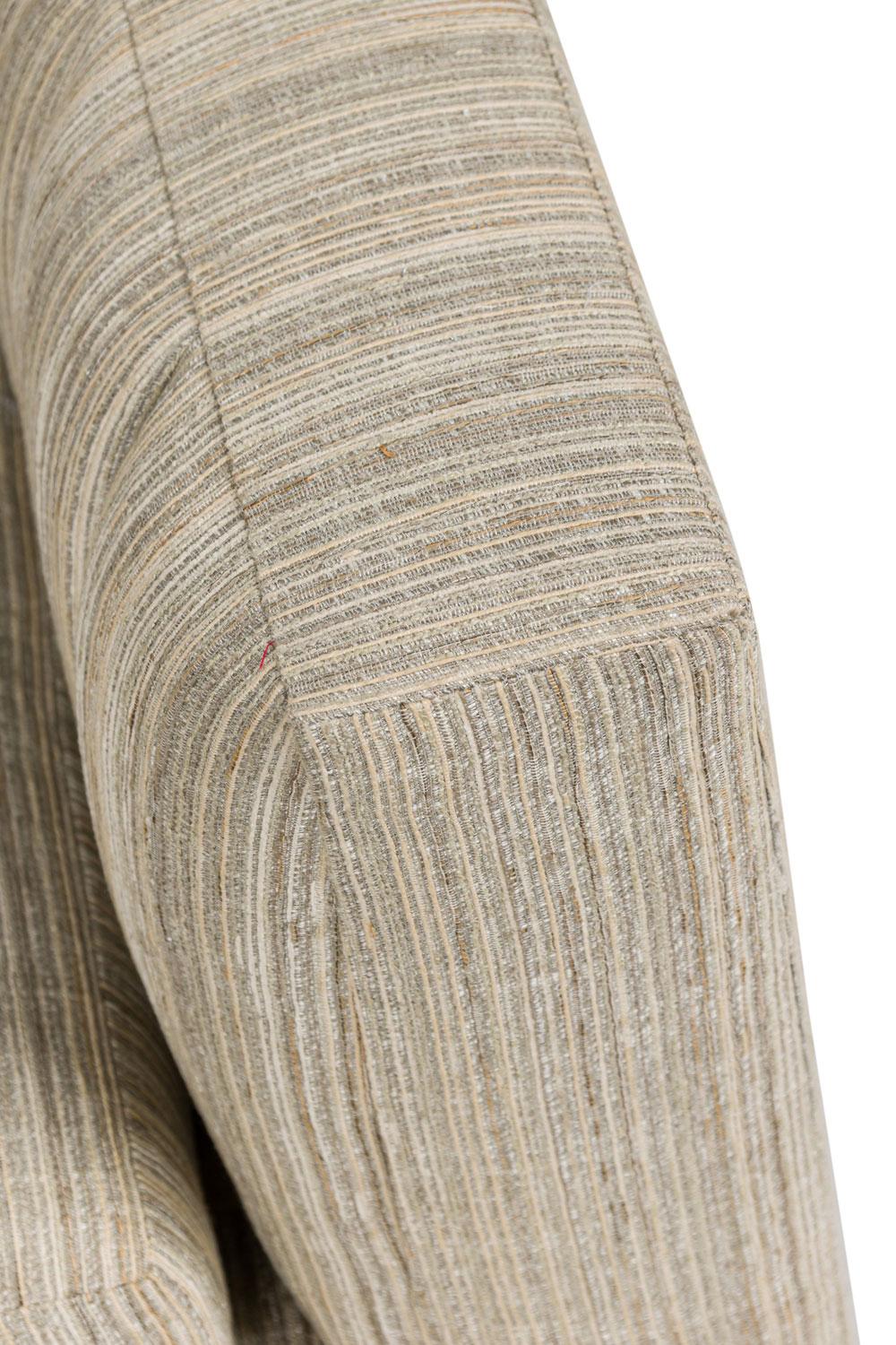 American Contemporary L shaped Channel 2 Piece Sectional en vente 2