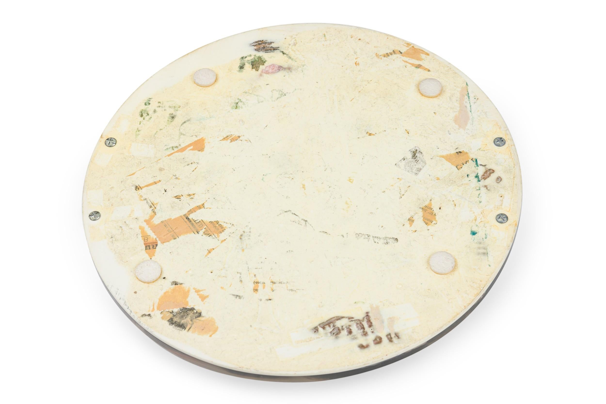 American Contemporary Lucite and Abalone Tray (amerikanisch) im Angebot