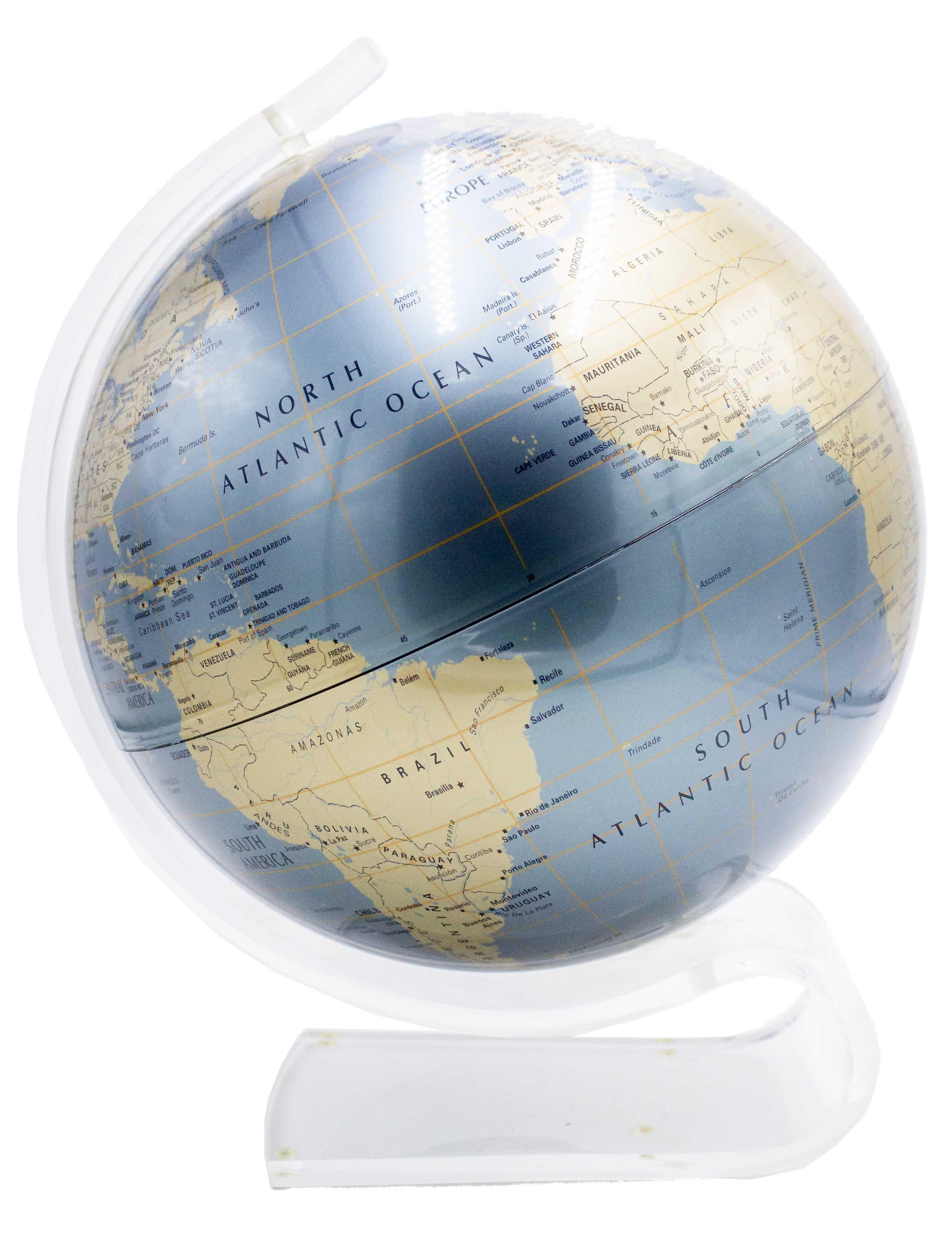 Mid-Century Modern Globe en métal AM Contemporary en vente