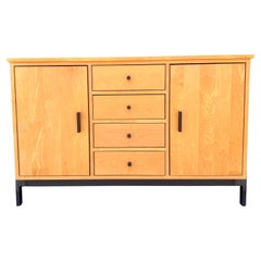 American Contemporary Modern Solid Maple & Steel Credenza By Room & Board