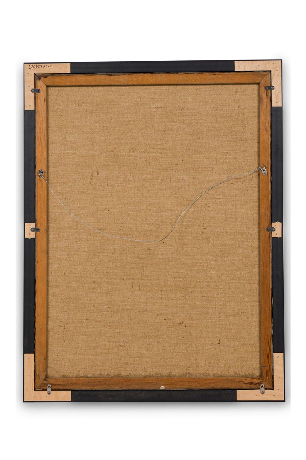 American Contemporary Red and Green Abstract Acrylic on Canvas im Zustand „Gut“ im Angebot in Queens, NY