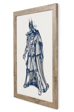American Contemporary Superhero Smoke Poster of Batman