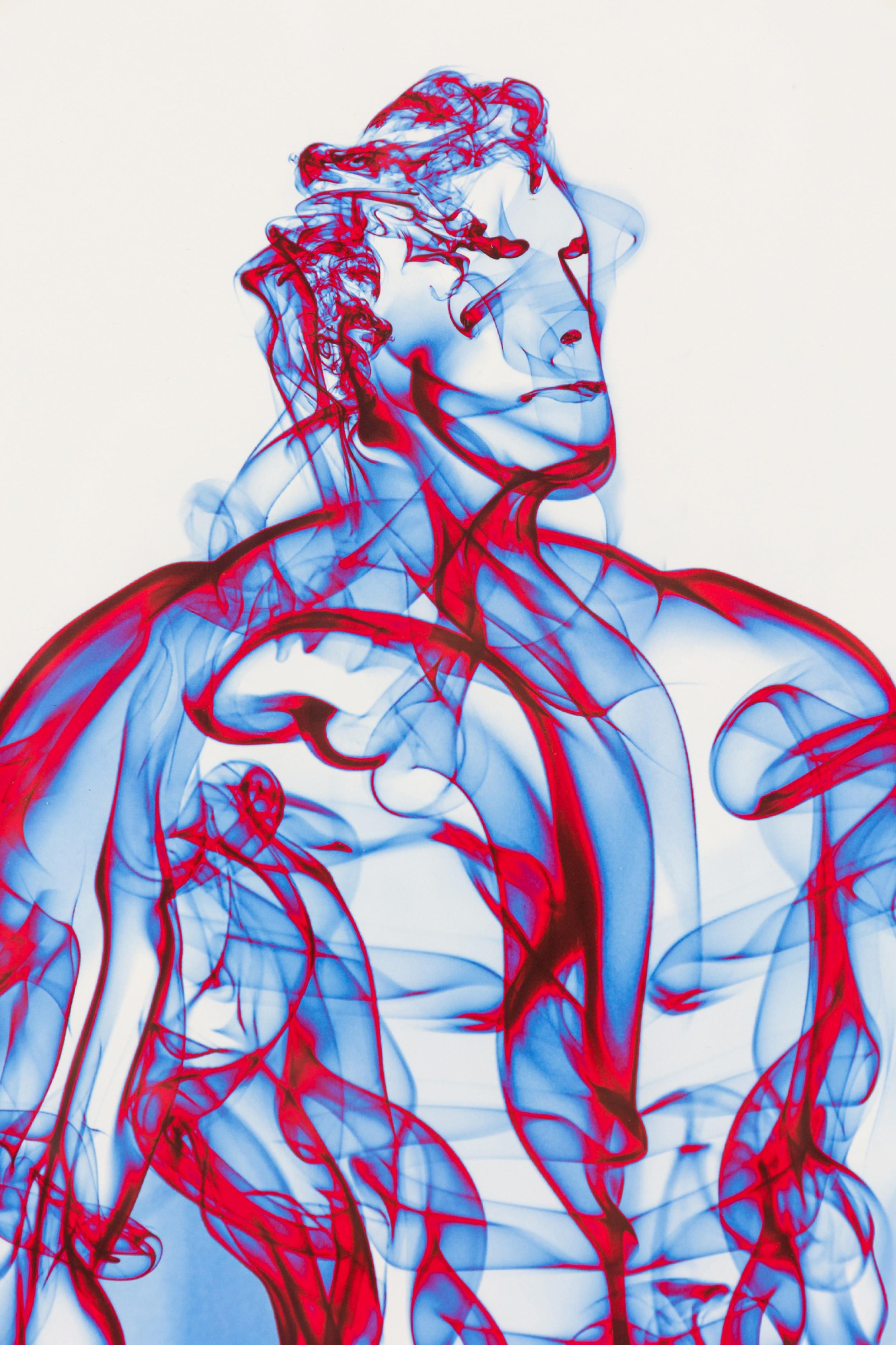 American Contemporary Superhero Smoke Poster von Superman (Moderne) im Angebot