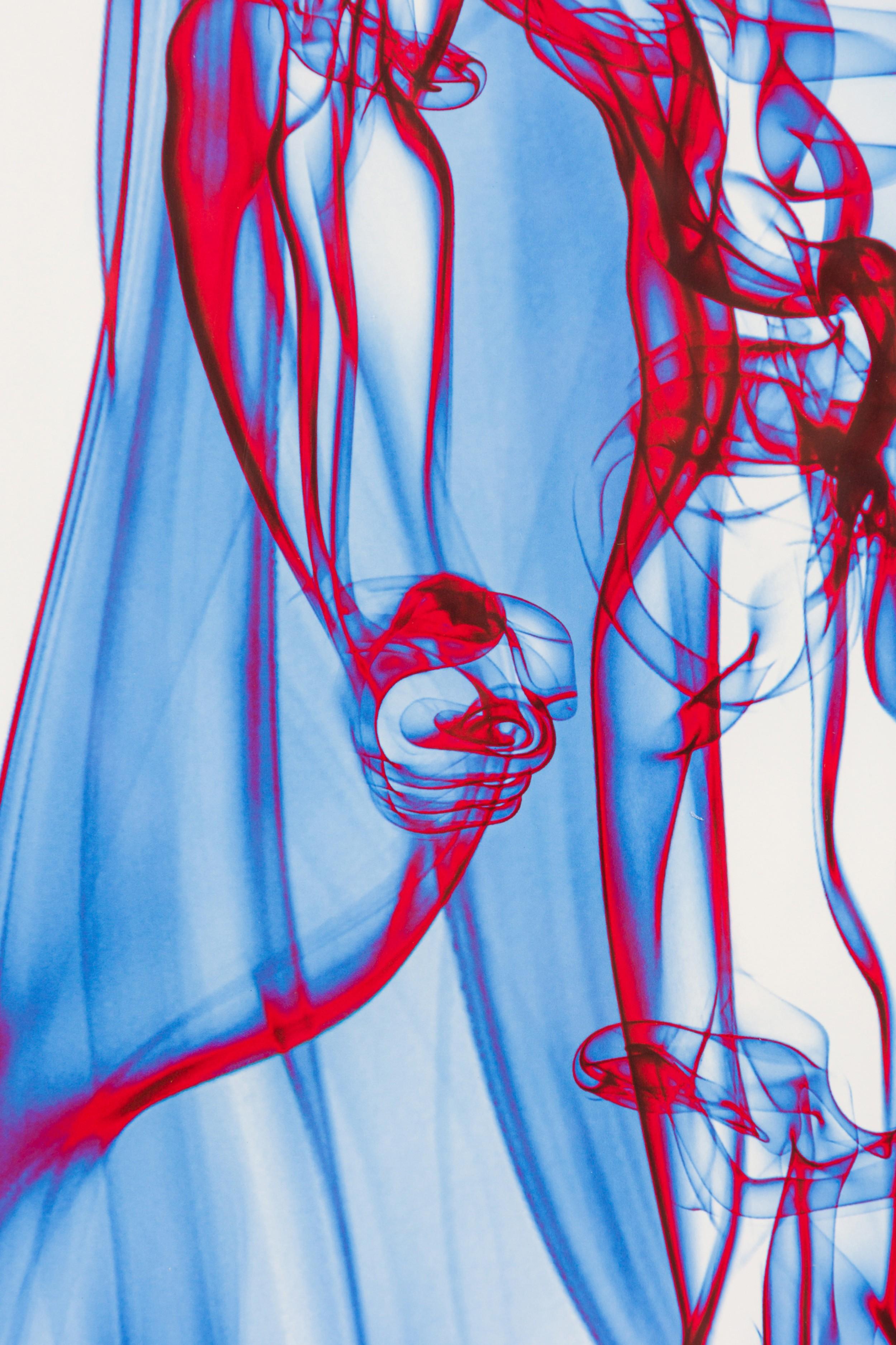 American Contemporary Superhero Smoke Poster von Superman (Gekälkt) im Angebot