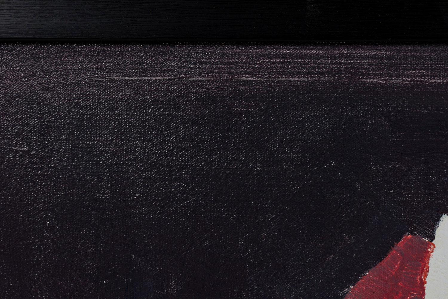 20ième siècle Peinture contemporaine américaine de style collage abstrait jaune et blanc en vente