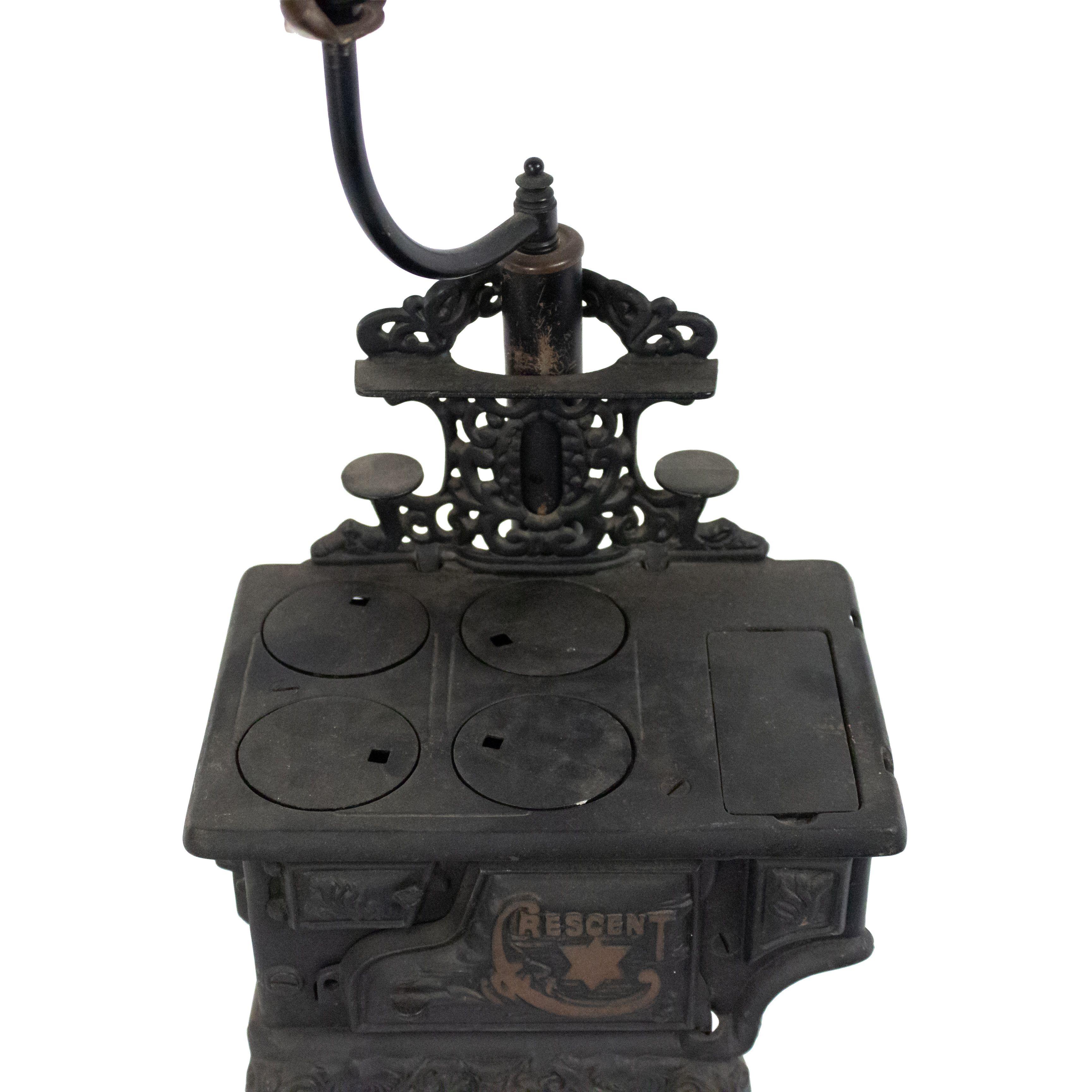 cast iron stove lamp