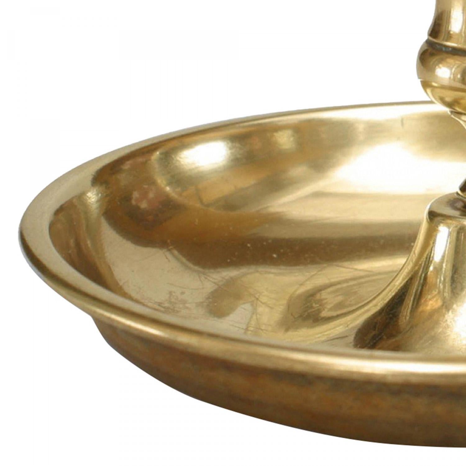 Rustico Candeliere in ottone American Country in vendita