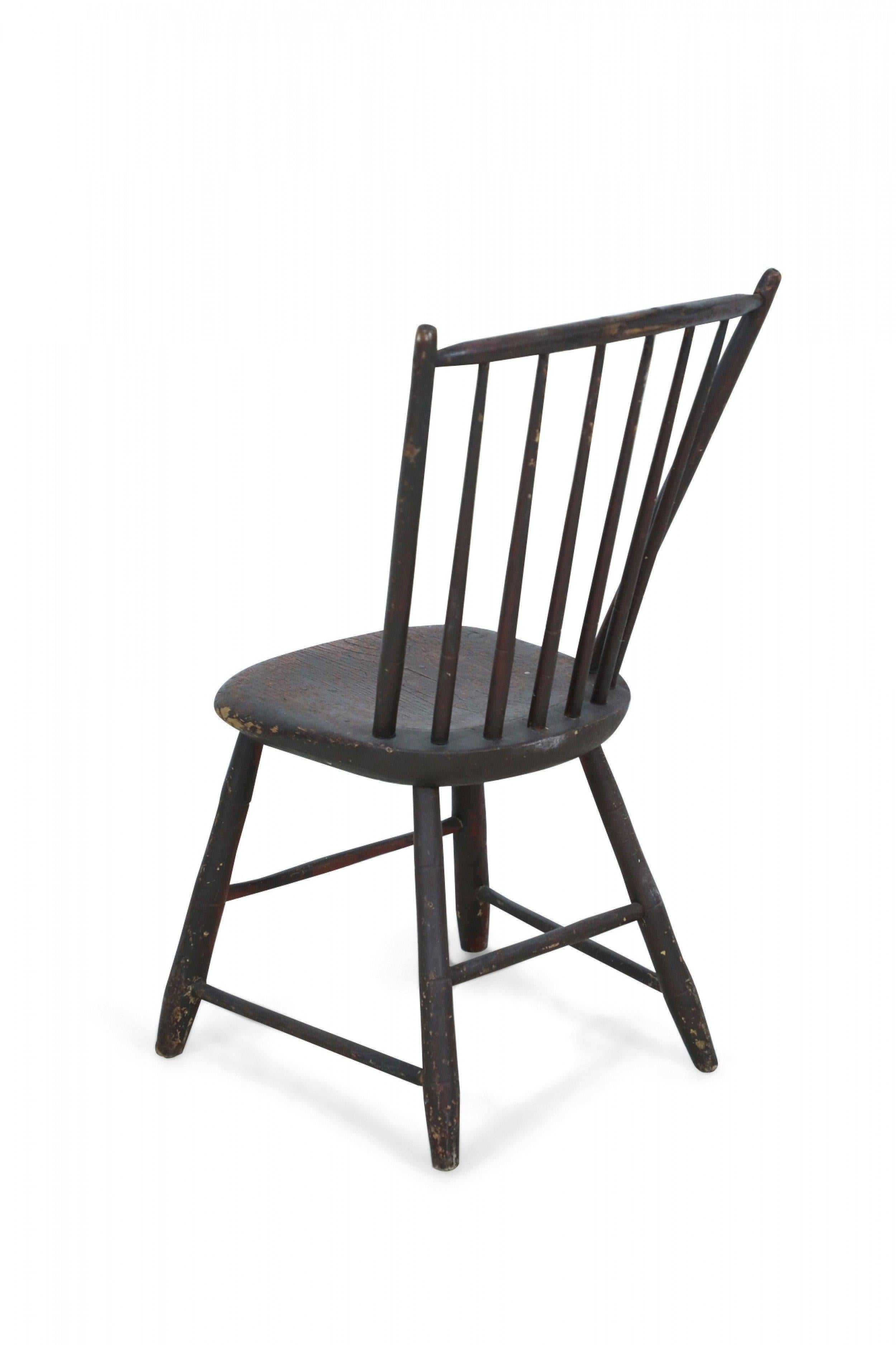 brown windsor chair