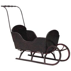 Antique American Country Child's Sleigh, 19th Century
