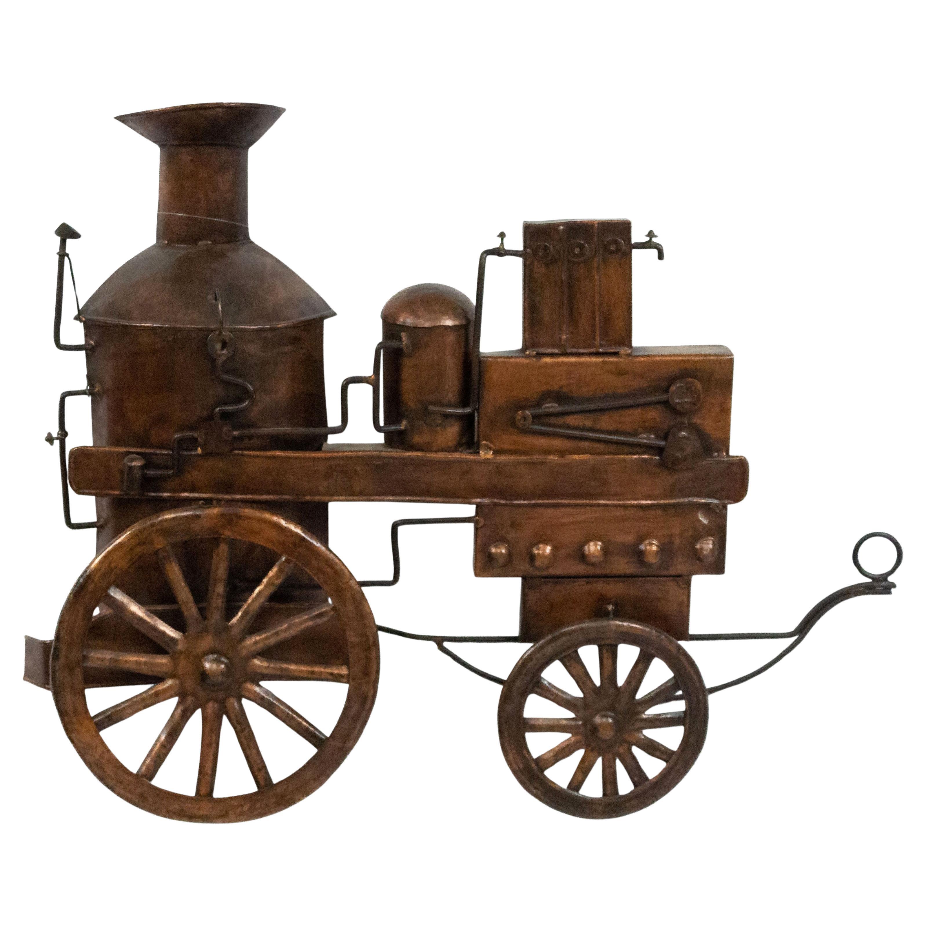 American Country Coppe Engine Wall Plaque