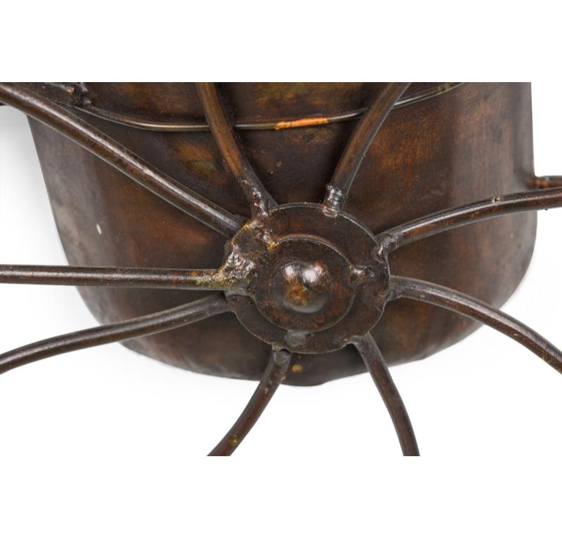 American Country Copper Steam Engine Wall Plaque For Sale 2