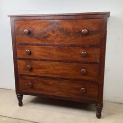 American Country Empire Four-Drawer Chest, 19th Century