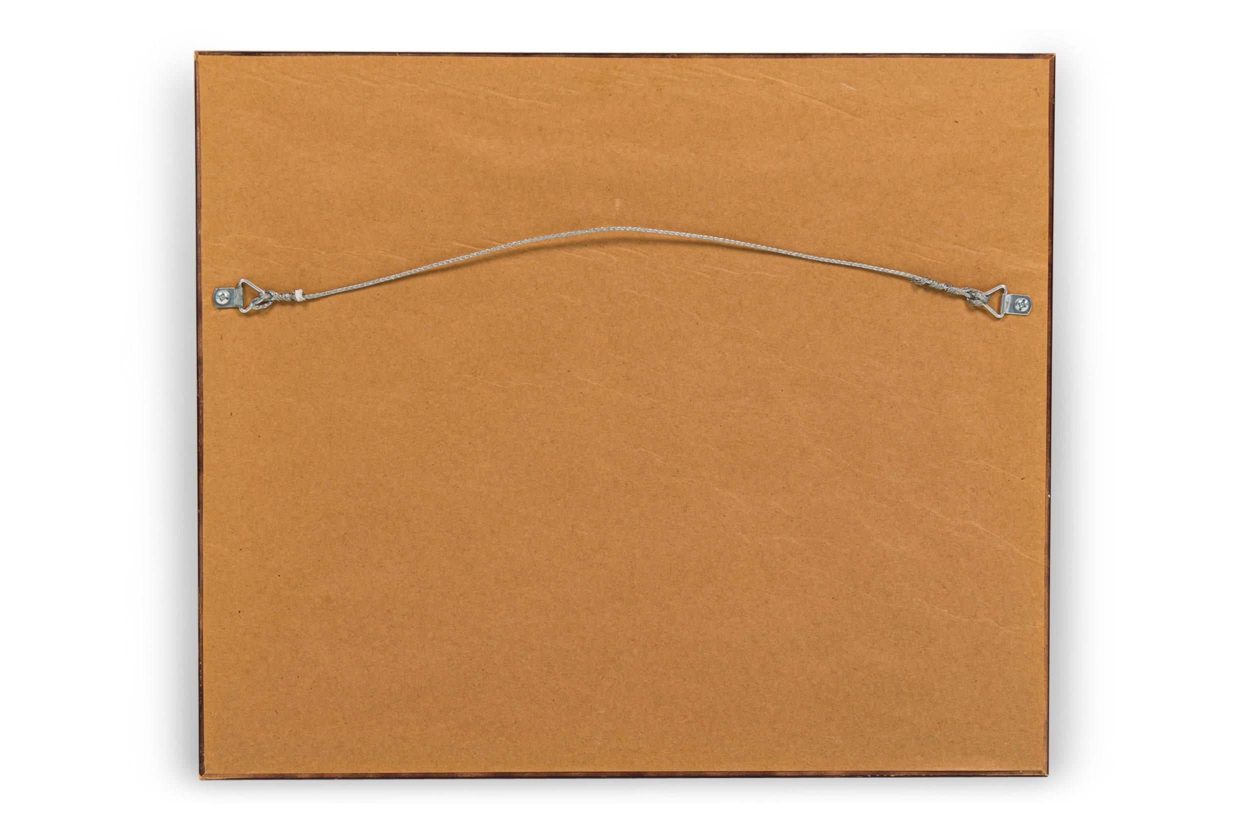 Acajou Gravure encadrée 