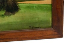 American Country Horse Brabant Painting