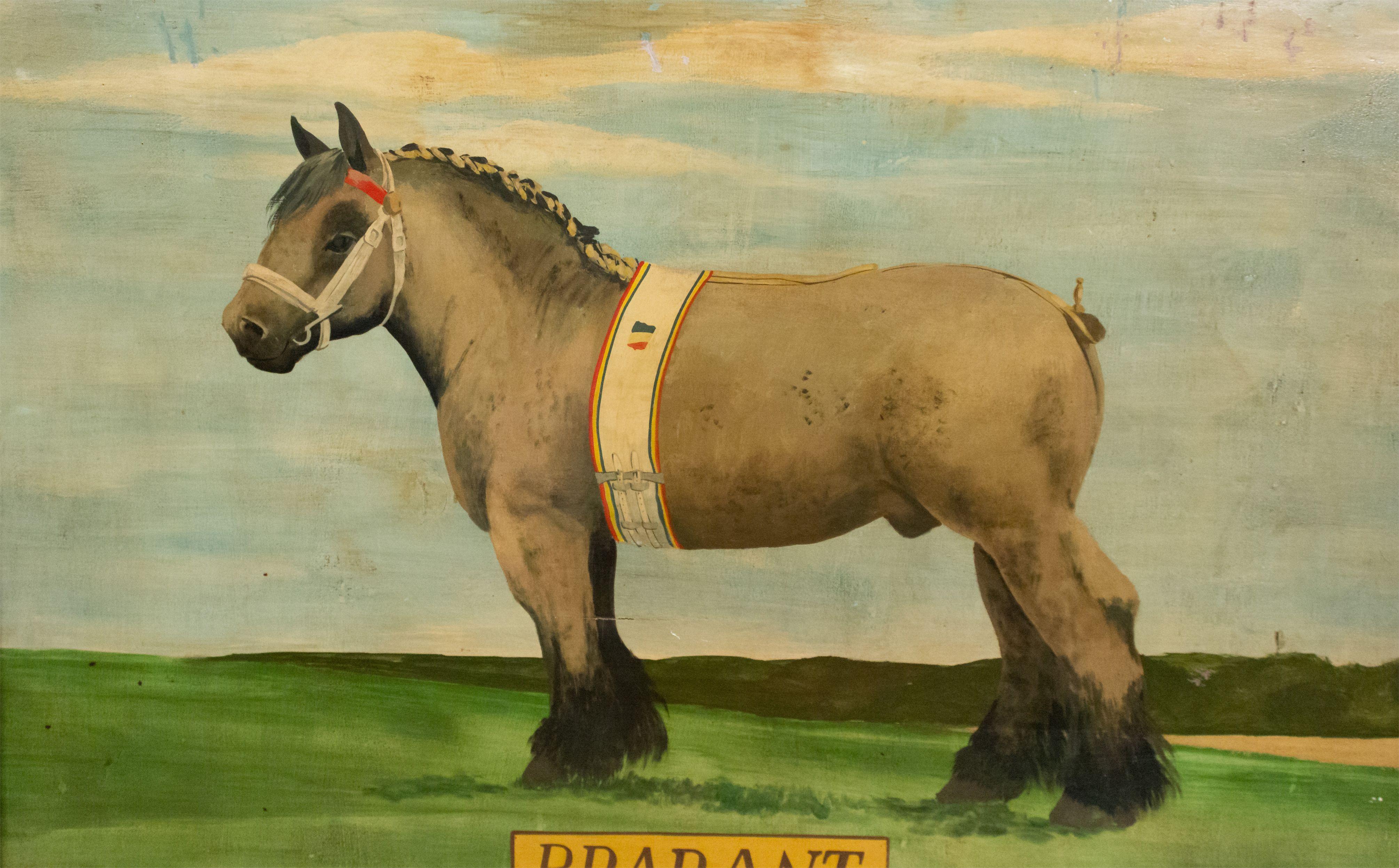 Caballo de campo americano Brabante Pintura Estadounidense en venta