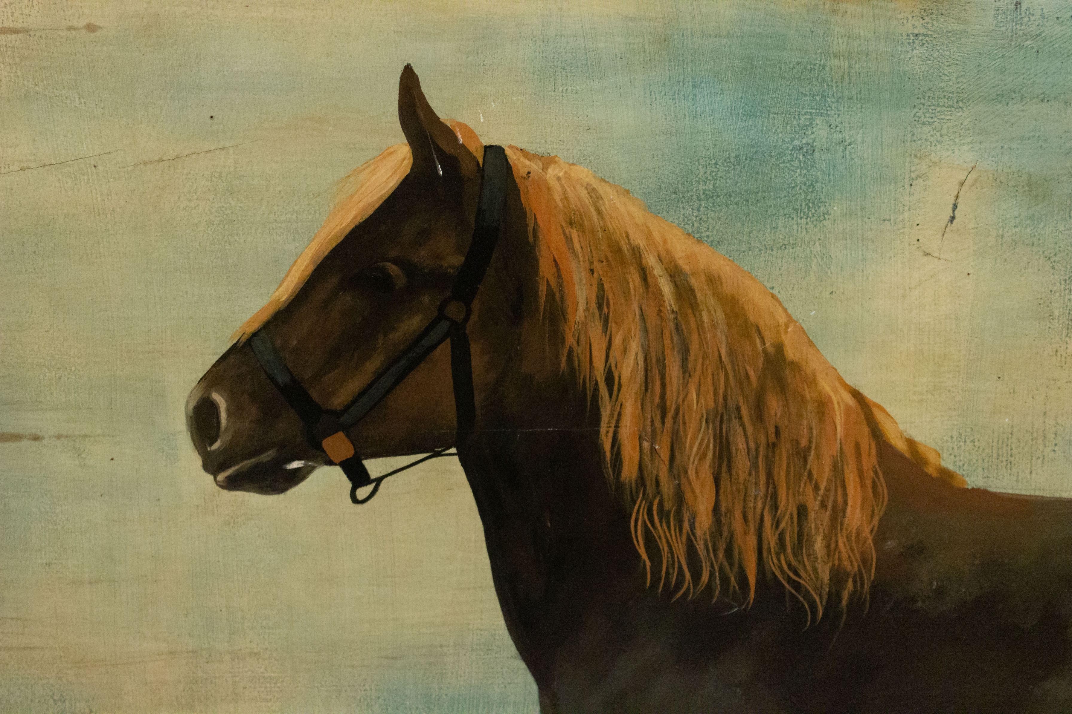 Country Cavallo di campagna americano Pittura a mano libera in vendita