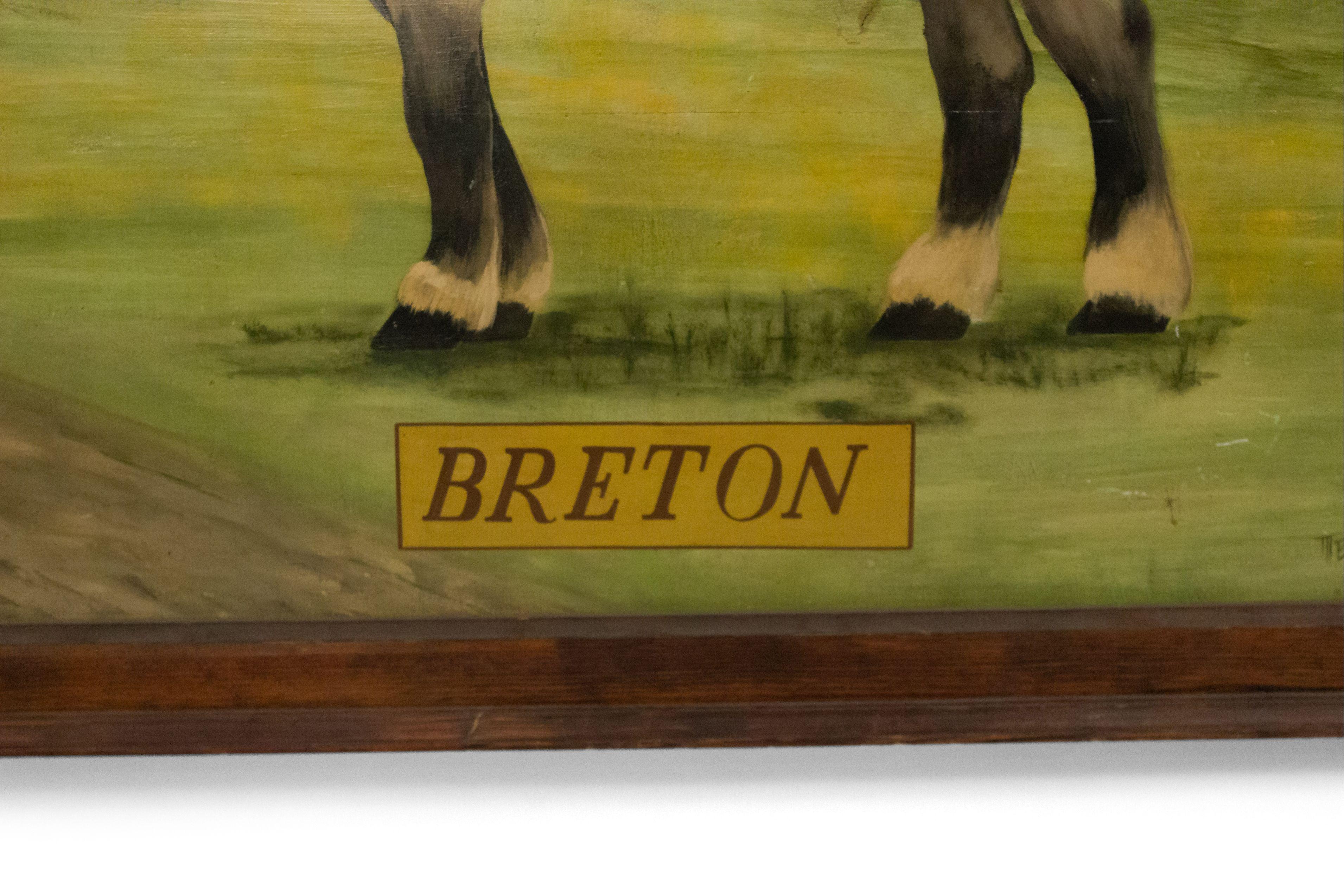 Cavallo di campagna americano Pittura a mano libera In condizioni buone in vendita a Queens, NY