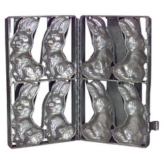 American Country Metal Rabbit Shaped Chocolate Mold