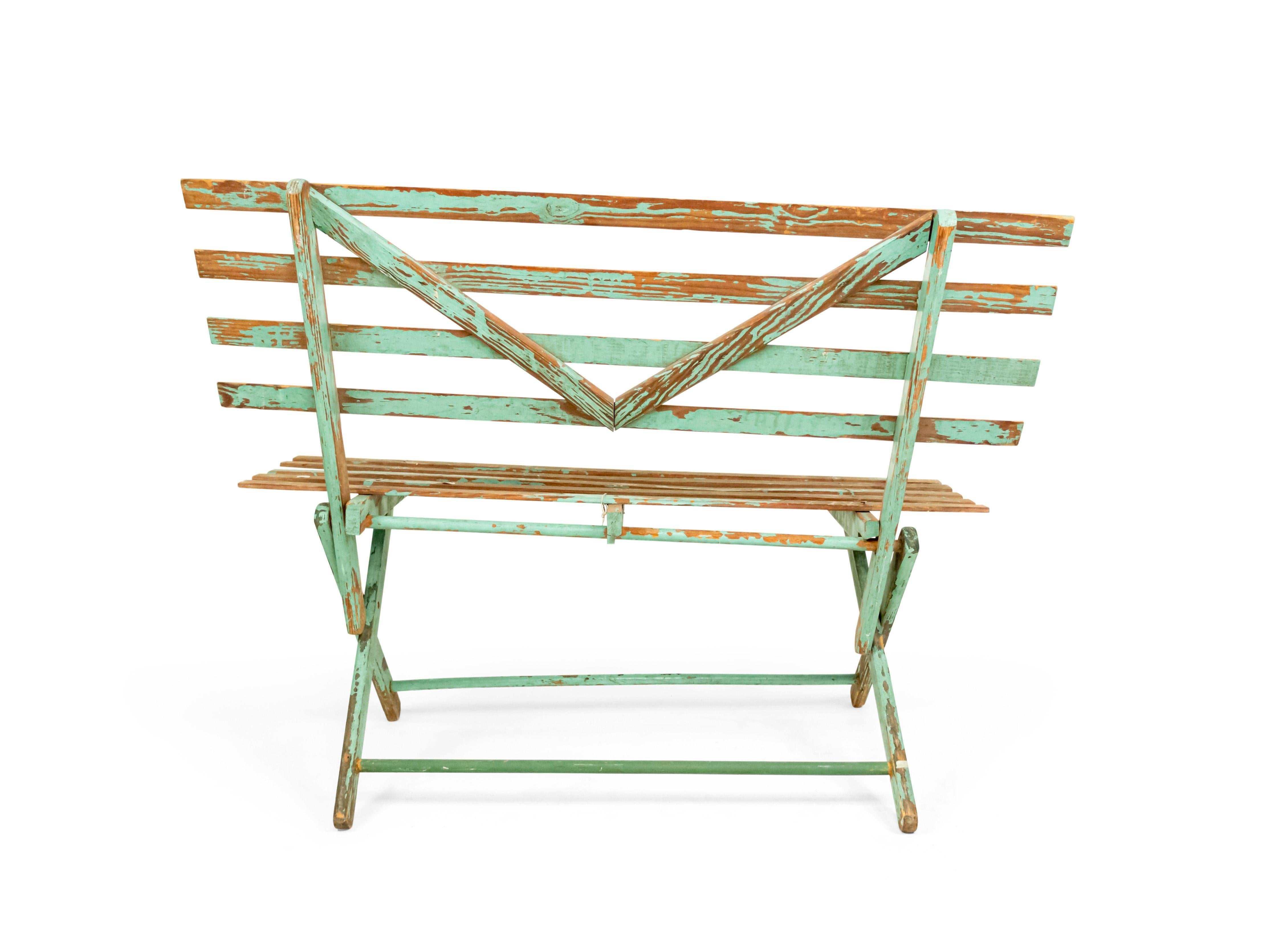 American Country Outdoor Folding Bench 1