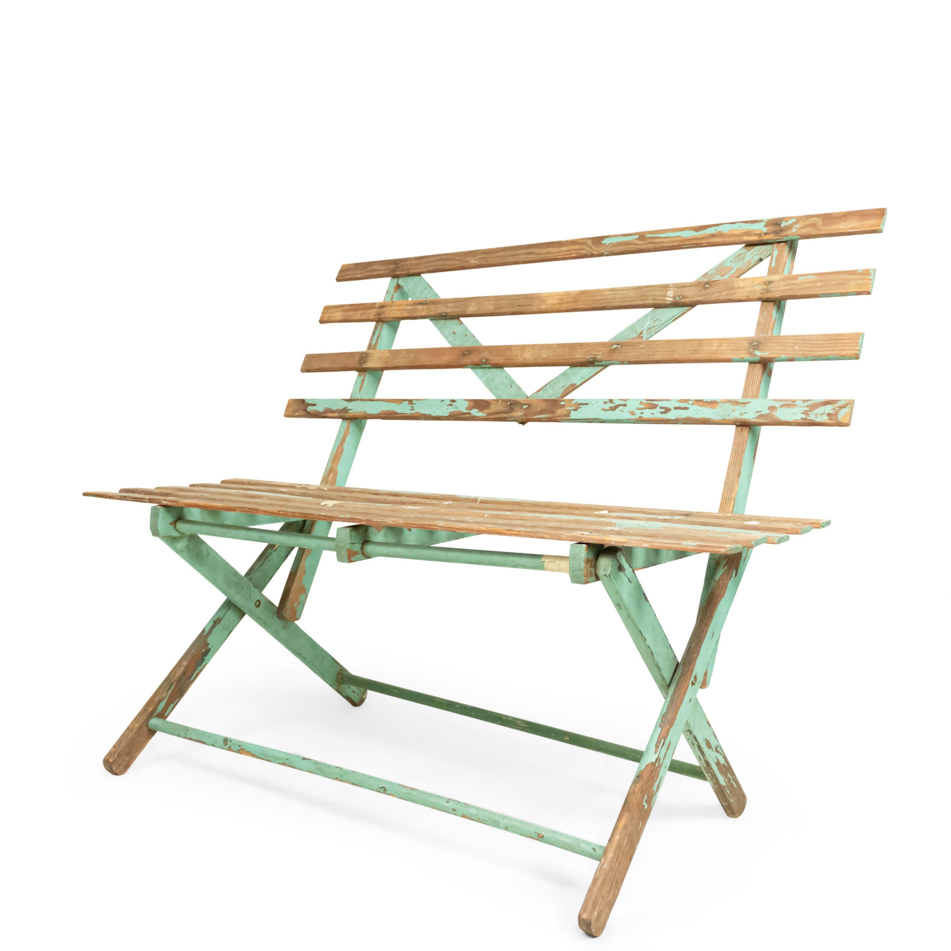 American Country Outdoor Folding Bench 6
