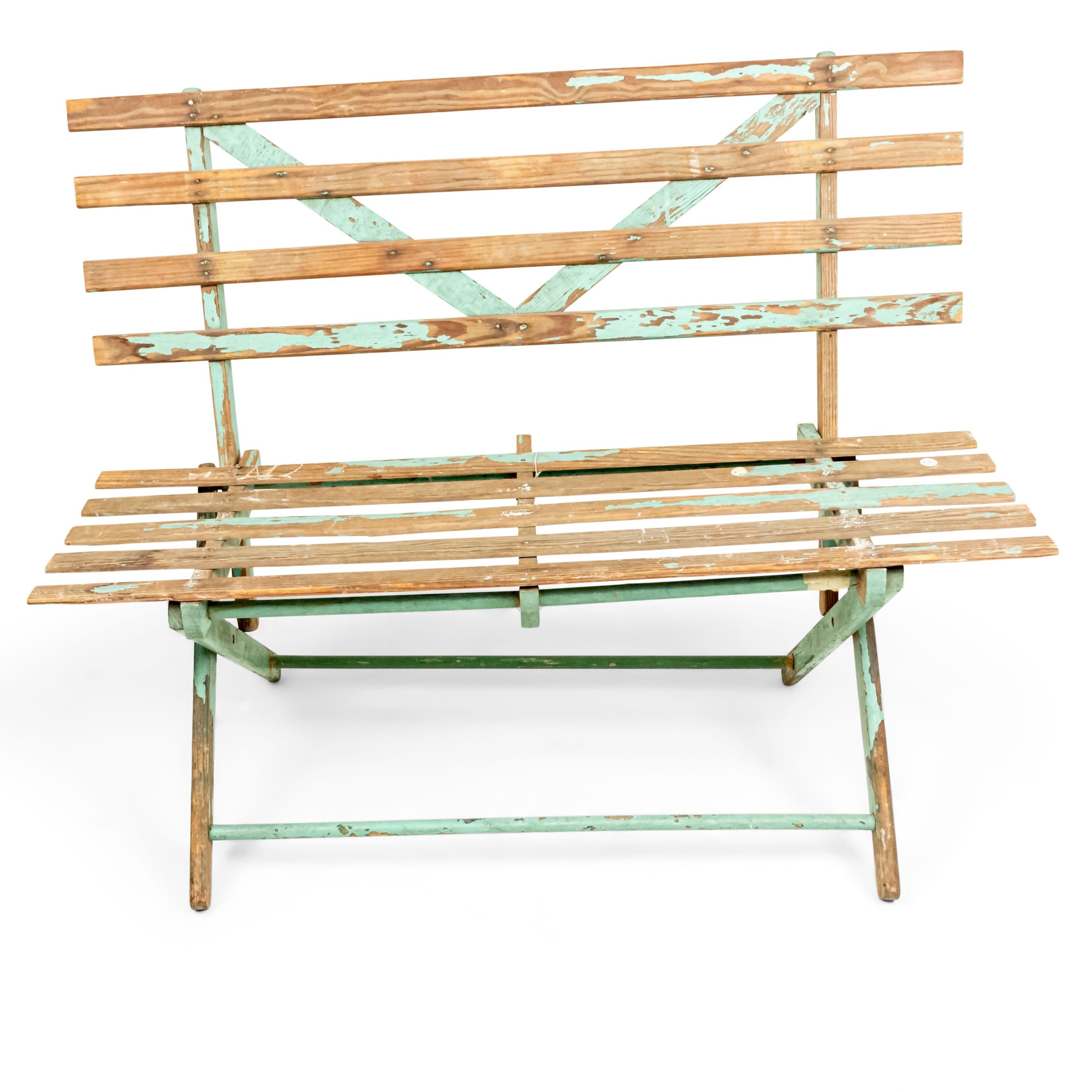 American Country Outdoor Folding Bench 7