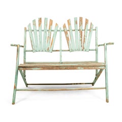American Country Outdoor Folding Bench