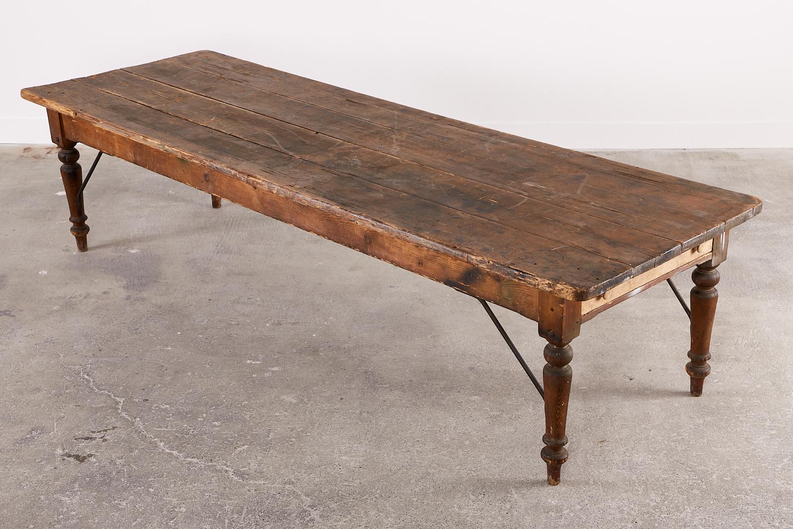 country pine table