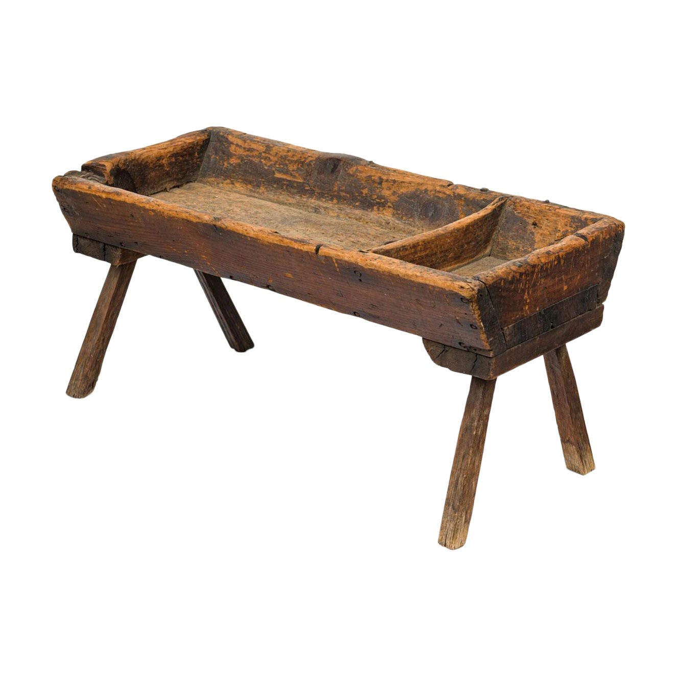 American Country Provincial Farmhouse Wooden Trough For Sale