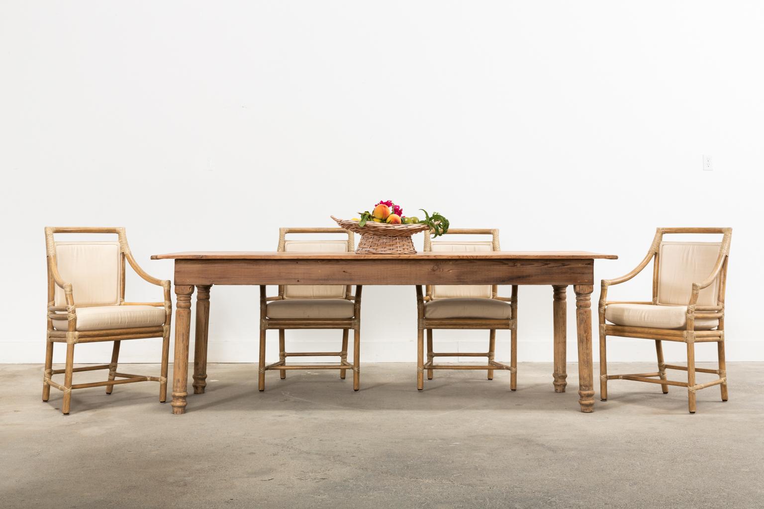 American Country Reclaimed Pine Farmhouse Dining Table 3