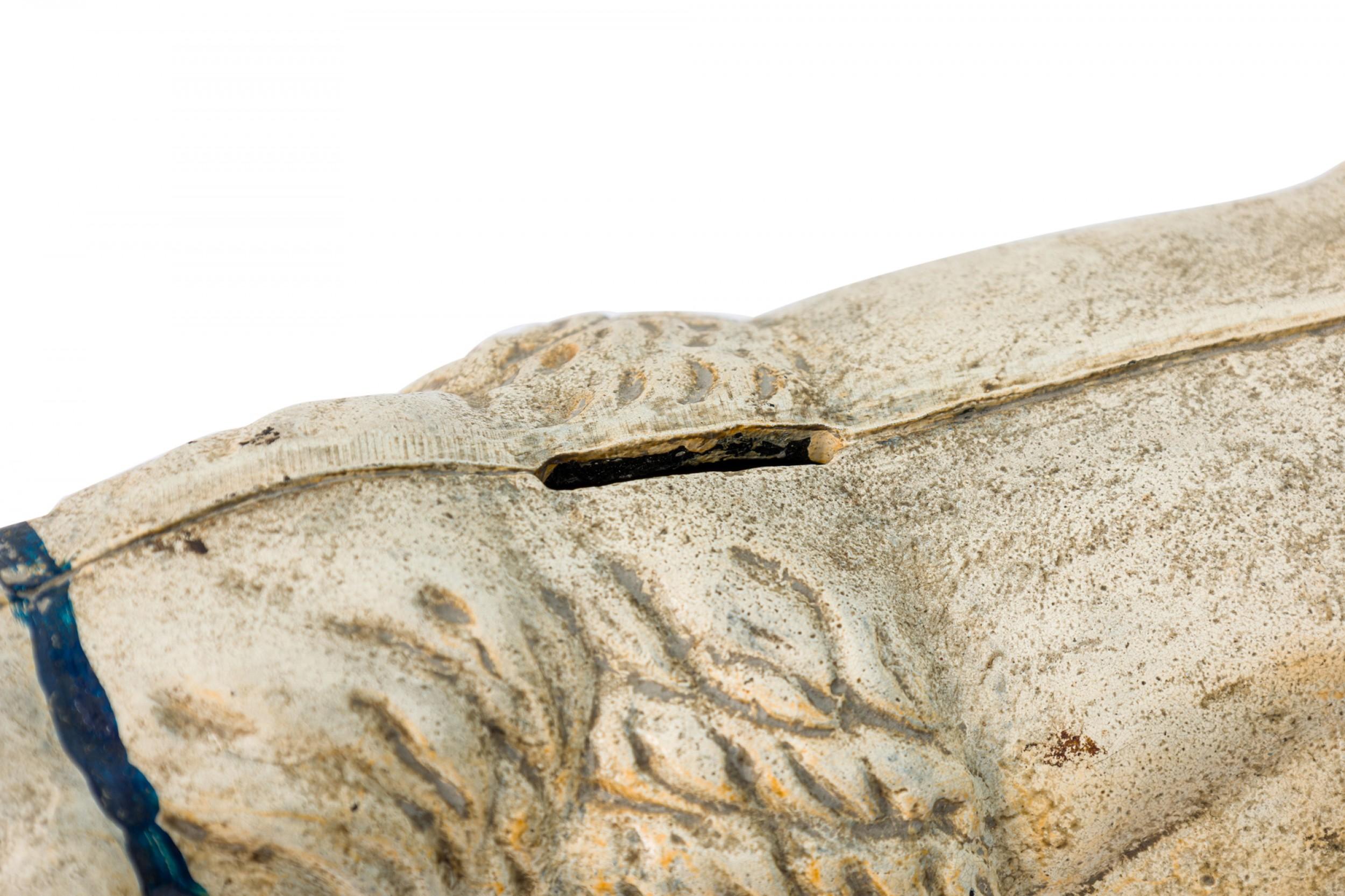 Fermaporta in ghisa verniciato a forma di toro American Country Rustic In condizioni buone in vendita a Queens, NY