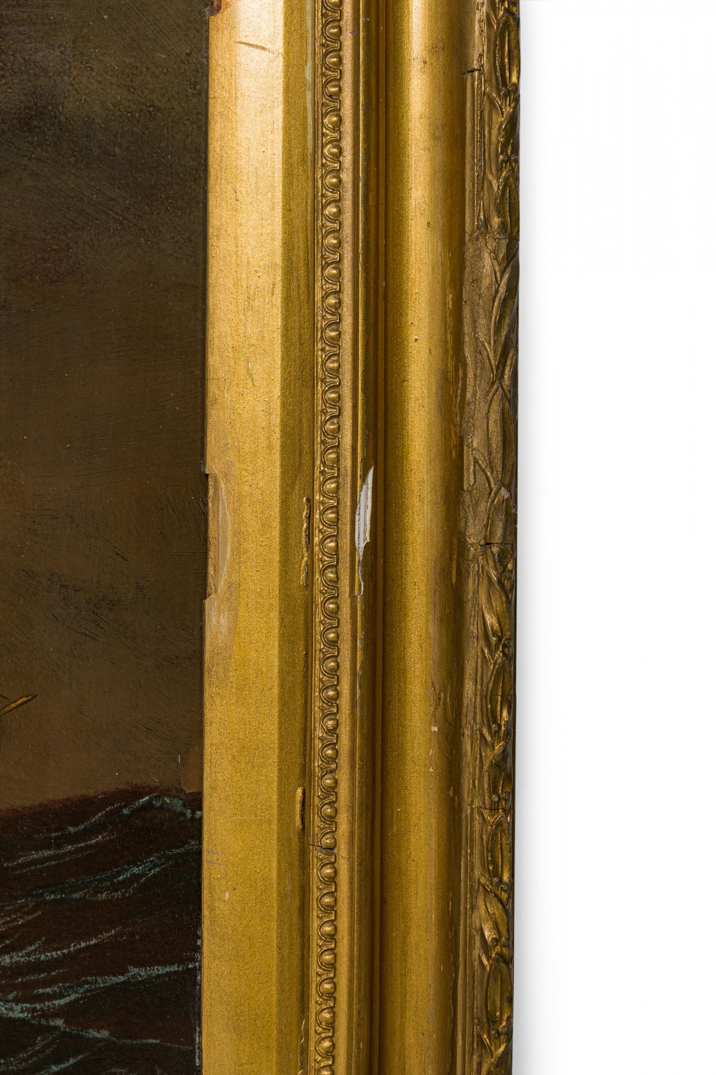 20th Century American Country Seascape Painting For Sale