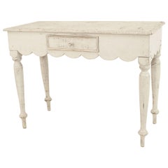 Consola pintada en blanco American Country